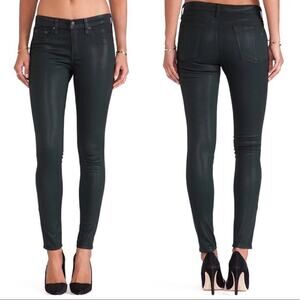 Rag & Bone Legging Jean Coated Green Revolve 24